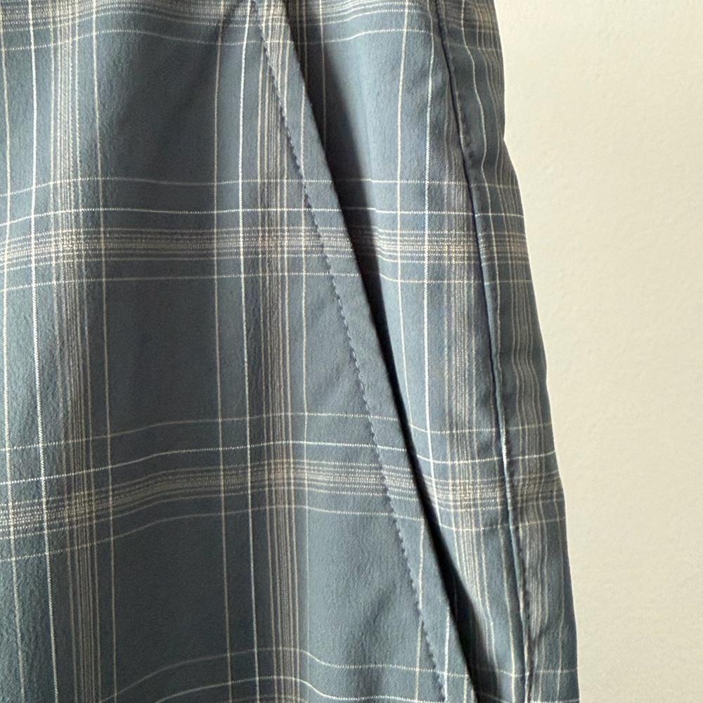 Nike Dri-FIT Men's Gray Blue Plaid Golf Pants Size: 33/30. - Picture 4 of 9